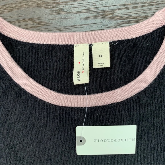 ANTHROPOLOGIE MOTH NWT sweater vest Sz XS - Picture 5 of 7